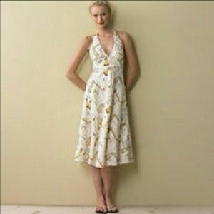 J. Crew Lighthouse Postcard Halter Dress